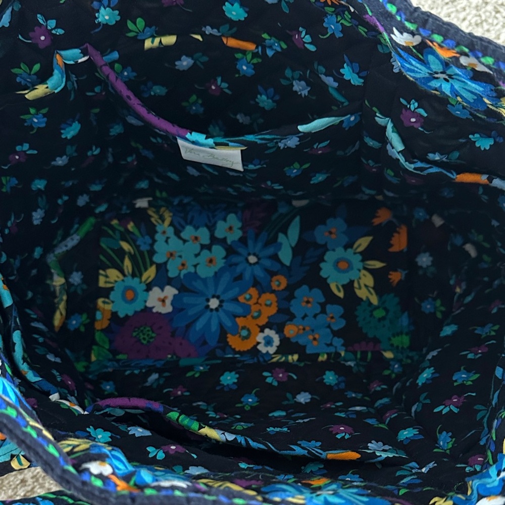 Vera Bradley Midnight Blue Tote NWOT - Picture 4 of 6